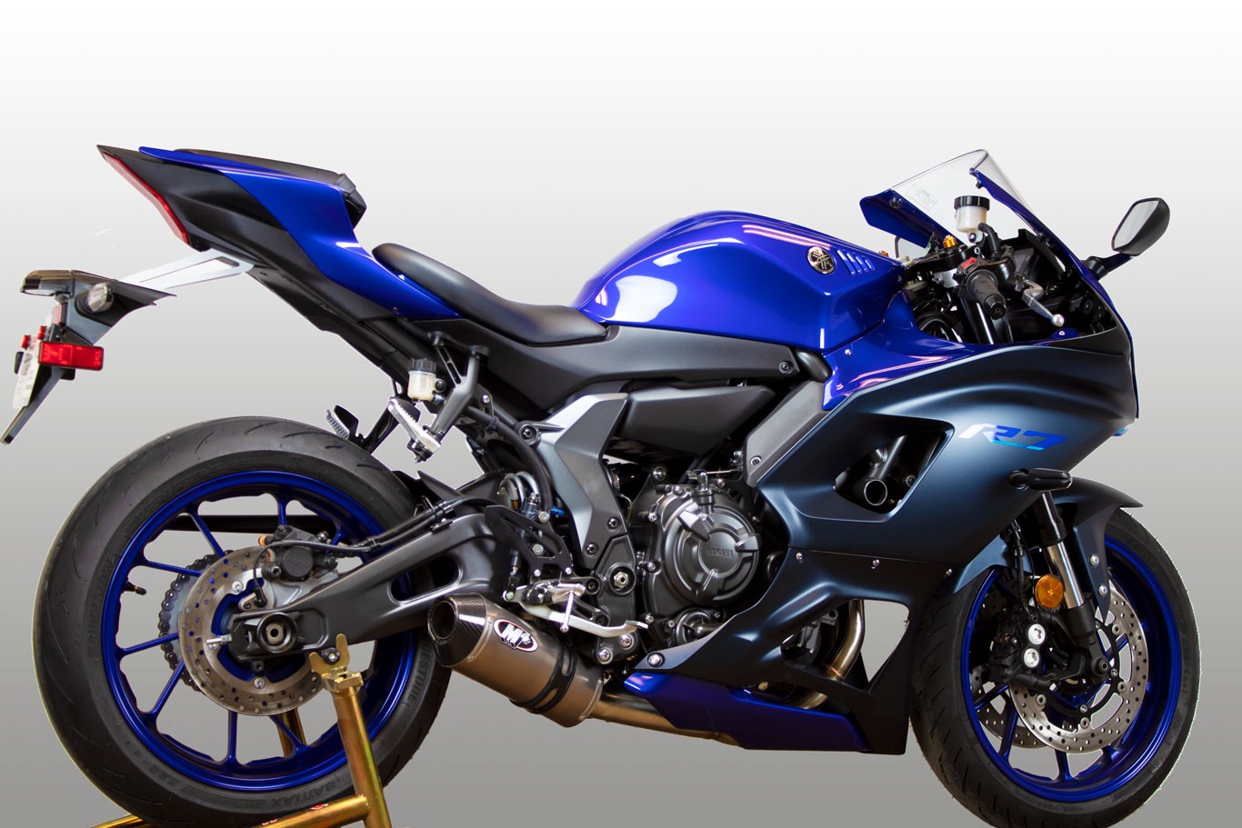 M4 Full System Exhaust with Titanium Canister Yamaha R7 2021 2023